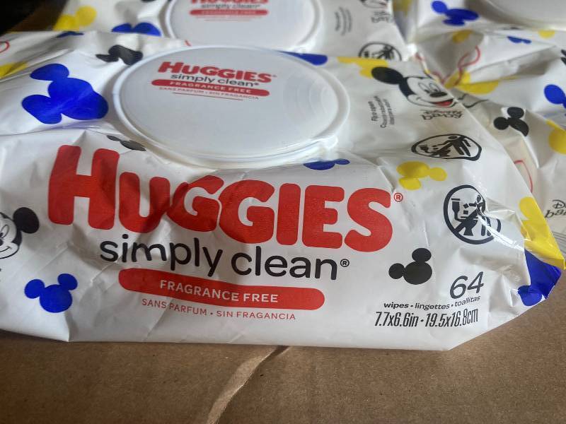 Huggies Simply Clean Wipes, Disney Baby, Fragrance Free - 64 wipes