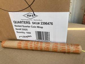 Quarter Coin Wrappers