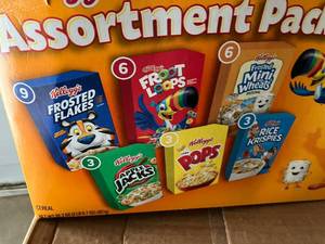 Mini Cereal Boxes and Ramen
