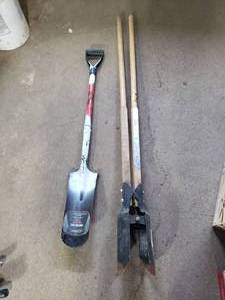 Trench Shovel and Post Hole Digger