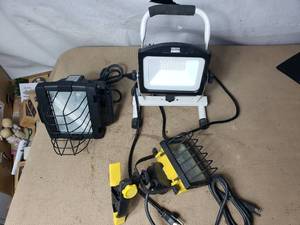 Halogen and LED Work Lights
