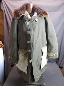 Wool Lined Military Coat