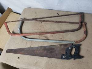 Bow Saws and Hand Saw