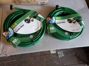 Lot of 2 50 Doit Light Duty 12 Garden Hoses