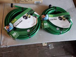 Lot of 2 50 Doit Light Duty 12 Garden Hoses