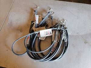 Lot of 12 36 Rubber Tiedowns