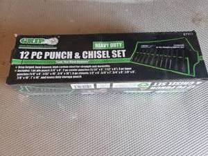 12 Piece Punch and Chisel Set