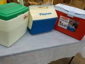 3 Coolers- Rubbermaid is New...