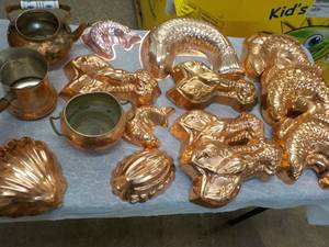 Copper Molds and Pots...