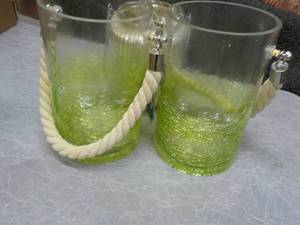 3 Glass Lanterns...