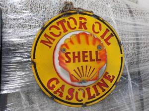 Metal 3D Motor Oil Shell Gasoline S...