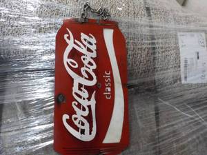 Metal 3D Coca-Cola Classic Sign 8 x...