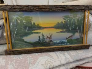 Vintage Picture in Rustic Frame 28 ...