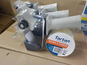 3 Tartan Packing Tape in Dispensers...