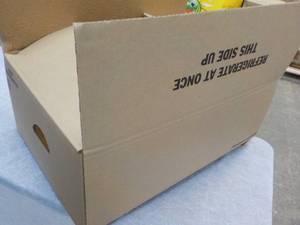 20 Boxes with Handles 23 x 16 x 9...
