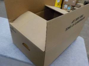 20 Boxes with Handles 23 x 16 x 9...