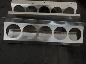 2 - 5 Can Metal Wall Display Shelve...