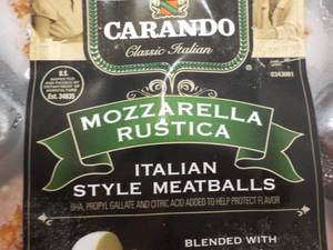 4 - 16 oz Frozen Pkgs Carando Mozza...