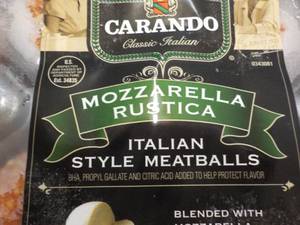4 - 16 oz Frozen Pkgs Carando Mozza...