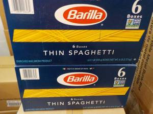 2 - 6 ct Boxes Barilla Thin Spaghet...