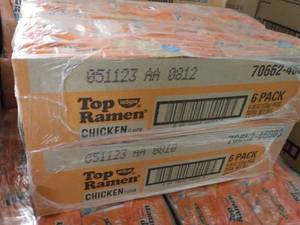 2 - 6 packs Top Ramen Chicken Flavo...