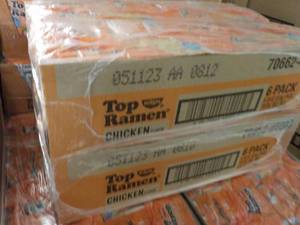 2 - 6 packs Top Ramen Chicken Flavo...