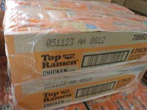 2 - 6 packs Top Ramen Chicken Flavo...