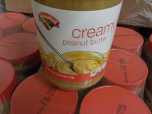 6 - 40 oz Hannaford Creamy Peanut B...
