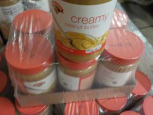 6 - 40 oz Hannaford Creamy Peanut B...