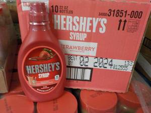 10 - 22 oz Hersheys Strawberry Fla...