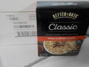 6 ct Box Better Oats Classic Instan...