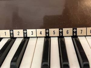 lot 35 image: Vintage Magnus Electric Organ & Music Books