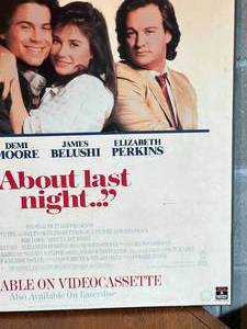 lot 56 image: About Last Night - Movie Poster