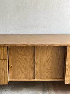 lot 77 image: Wood Console Desk