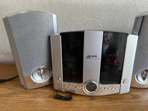 lot 82 image: 2 GPX CD Players with Speakers