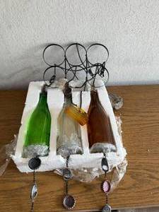 lot 88 image: Unique Hanging Bottles LightWind Chime