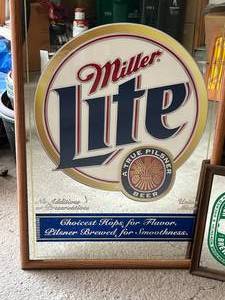 lot 112 image: Miller Light & Heineken Mirrors