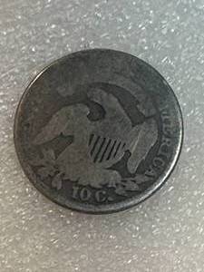 lot 12 image: 1833 Dime