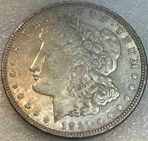 lot 18 image: 1921 Morgan Silver Dollar