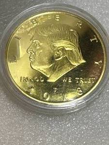 lot 24 image: 2018 Donald Trump Coin