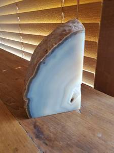 Agate Bookend