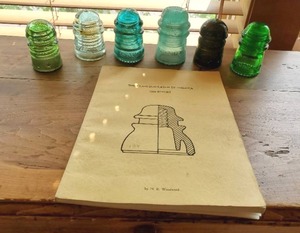 Collection Of Unique Glass Insulators And A Pamphlet