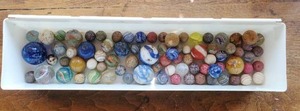 Collection Of Old Marbles