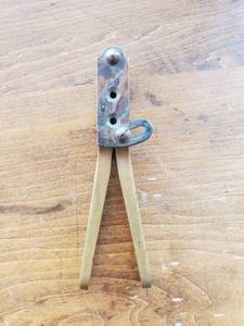 Old Brass 35-Caliber Bullet Casting Tool