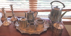 Collection Of Silver Plated Items