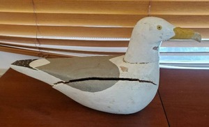 Old Hand Painted Seagull Decoy