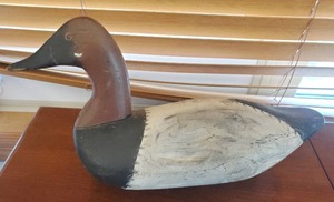 Old Hand Painted Duck Decoy