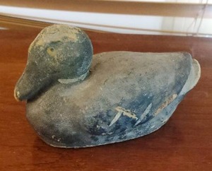 Hand Painted Canvas Duck