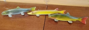 Three Vintage Fish Decoys