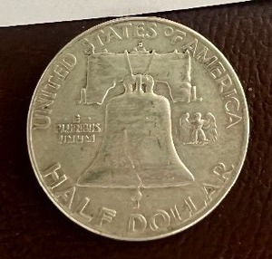 1963D   BENJAMIN FRANKLIN HALF DOLLAR 90% SILVER
